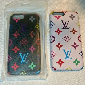 LV Multicolor Phone Case Set
